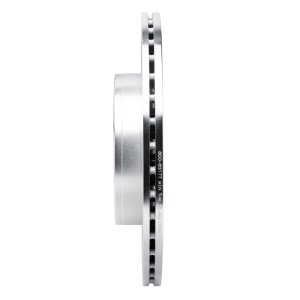 Mercedes-Benz G580 Brake Rotor (1) - Rear Left - R1 Concepts - Drilled & Slotted - Silver - `19-`25
